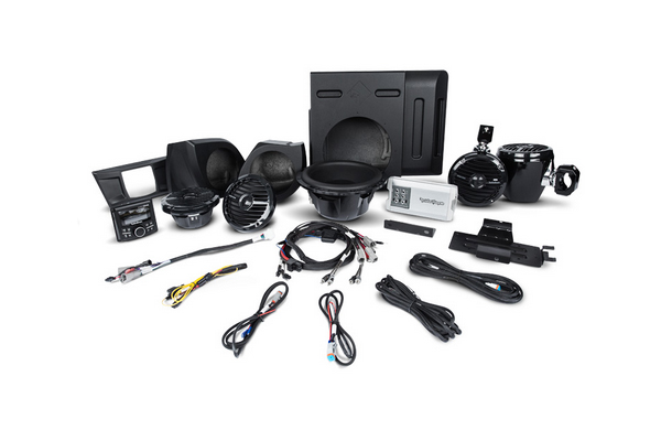  YXZ-STAGE4 / 400 Watt Amplified Stereo, Front Lower Speaker, Subwoofer, and Rear Speaker Kit for select YXZ®